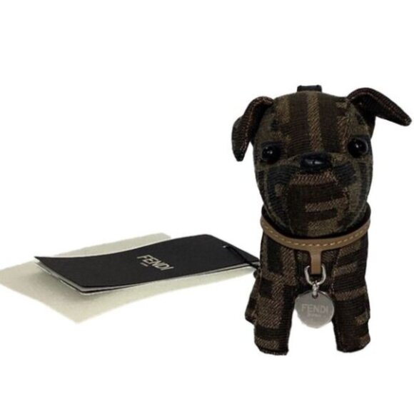 Fendi Accessories - Fendi FF Print Dog Charm